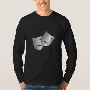 Drama Theater Masks Comedy and Tragedy 2 T-Shirt