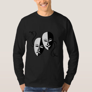 Drama Theater Masks Comedy and Tragedy 3 T-Shirt
