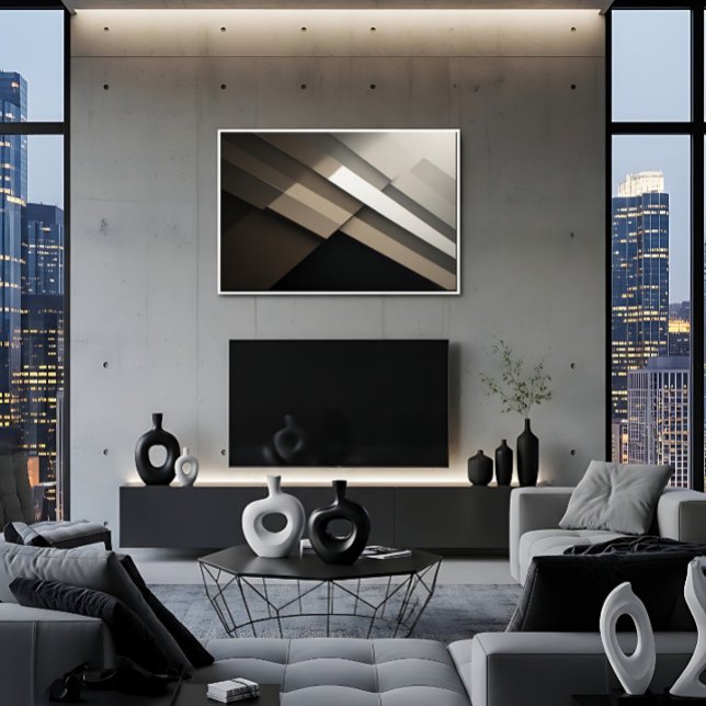 Dramatic Black and White Architectural Canvas Print (Creator Uploaded)