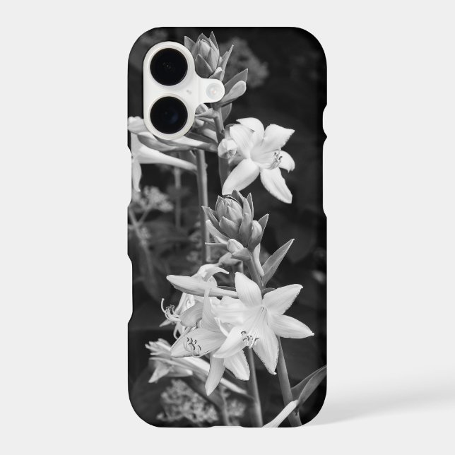 Dramatic Black and White Flowers (Back)