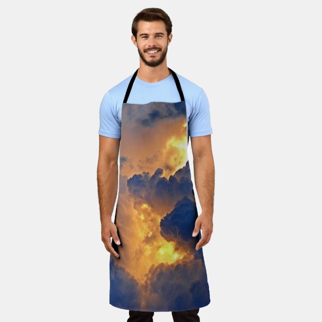 Dramatic Cloud Formation Apron (Worn)