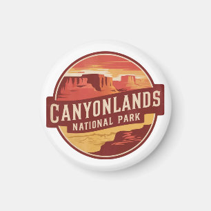 Dramatic Desert of Canyonlands National Park Magnet