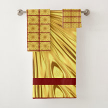 Dramatic Elegance: Gilded Zenith | Crimson & Gold