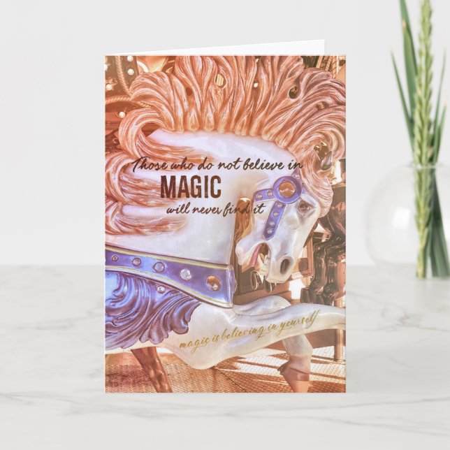 DRAMATIC FLAIR Greeting Card (Front)