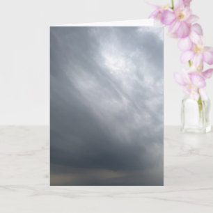 Dramatic Grey Stormy Sky Art Card