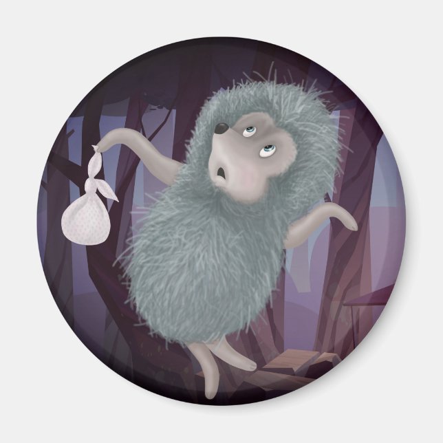 Dramatic Hedgehog Magnet (Front)