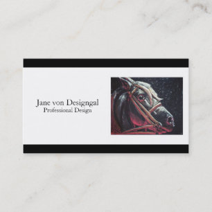 Dramatic Horse Business Card
