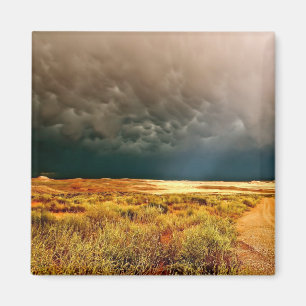 Dramatic Light Breaking Through the Storm Clouds Magnet