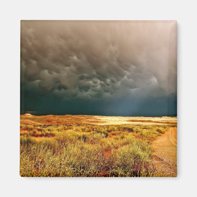 Dramatic Light Breaking Through the Storm Clouds Magnet (Front)