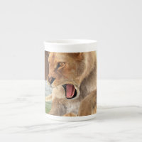 Dramatic Lioness Safari Wildlife Art