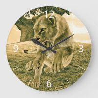 Dramatic Lioness Safari Wildlife Art