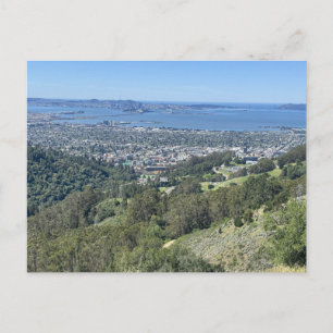 Dramatic Panoramic View of Bay Bridge Postcard