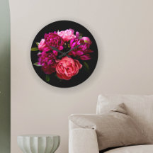 Dramatic Pink And Purple Peonies