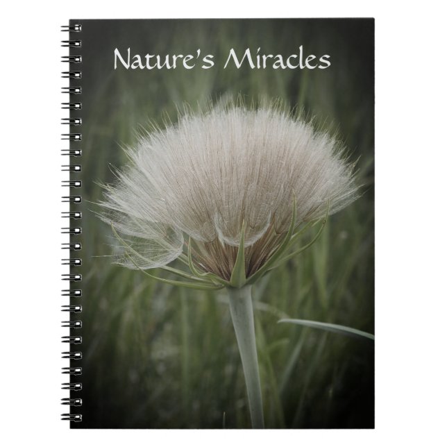 Dramatic Puff Spiral Photo Notebook (Front)