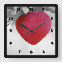Dramatic Red Heart Shaped Apple