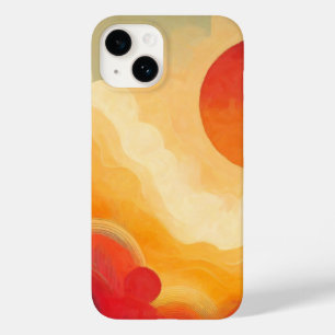 Dramatic Red Sun Painting Case-Mate iPhone 14 Case
