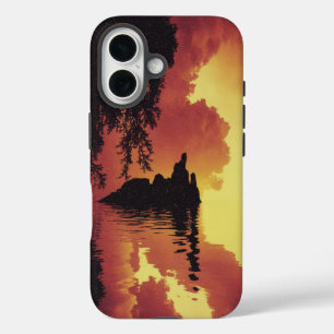 Dramatic Sunset Landscape iPhone 16 Case
