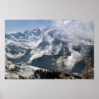 Dramatic view of Mont Blanc