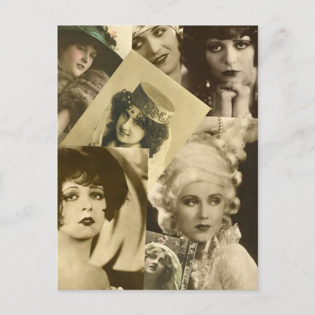 Dramatic Women From the Past Postcard (Front)