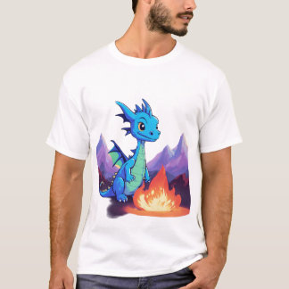 Dramatically Adorable: Dragon Skull Mascot Tee