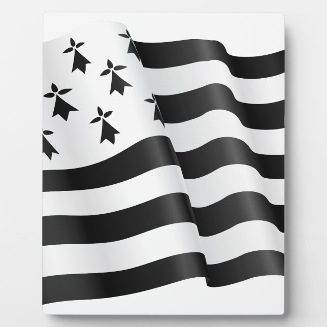Drapeau breton (Breton flag) Plaque (Front)