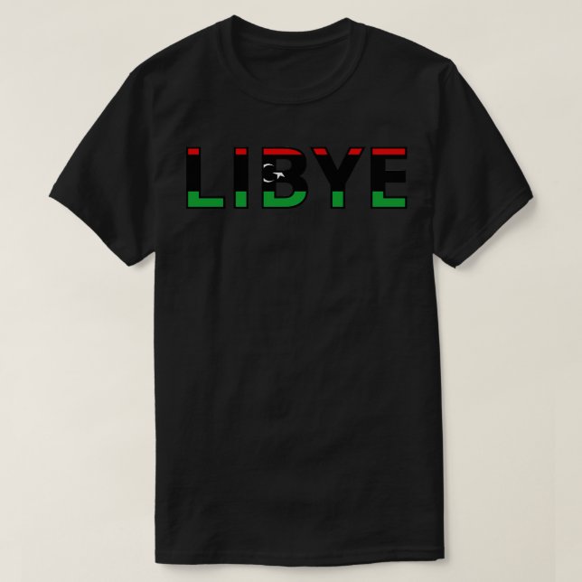 Drapeau Libye T-Shirt (Design Front)