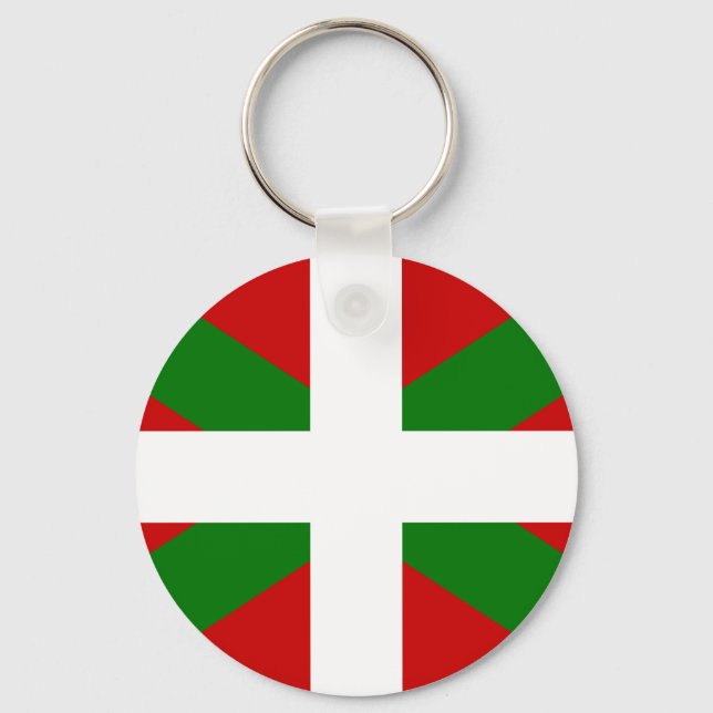 Drapeau pays Basque euskadi Key Ring (Front)