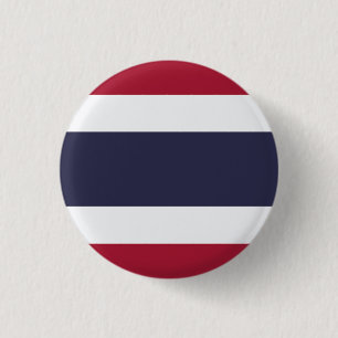 Drapeau Thaïlande 3 Cm Round Badge