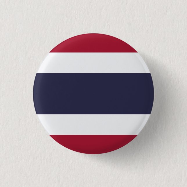 Drapeau Thaïlande  3 Cm Round Badge (Front)