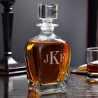 Draper Classic Monogram Whiskey Decanter