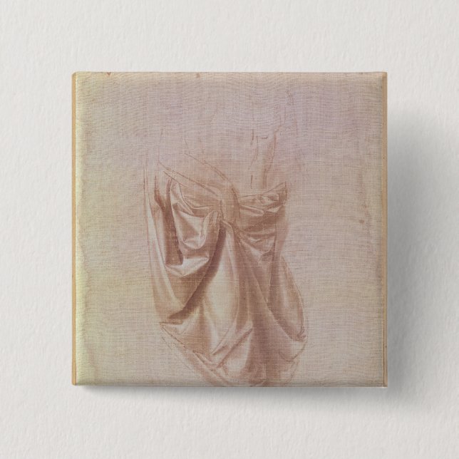 Drapery study 15 cm square badge (Front)