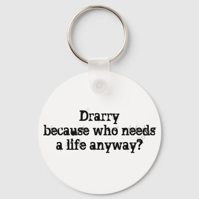 Drarry Fan-fiction Merch Key Ring (Front)