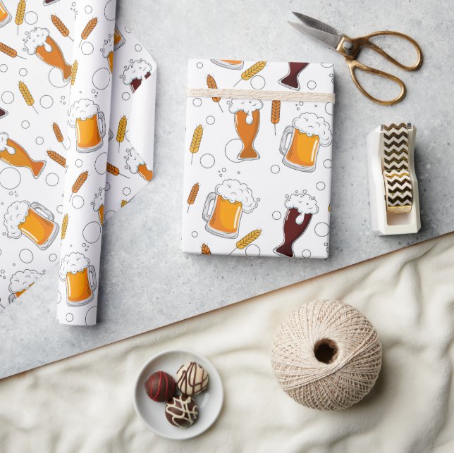 Draught Beer Wrapping Paper (Crafts)