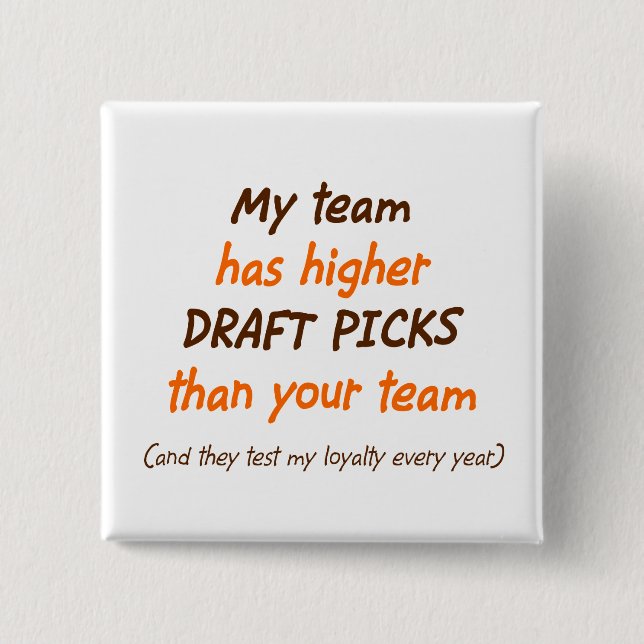 Draught Choices 15 Cm Square Badge (Front)