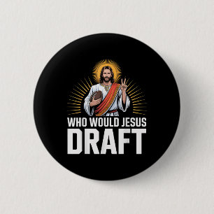 Draught Football League Christian Humour Gridiron 6 Cm Round Badge