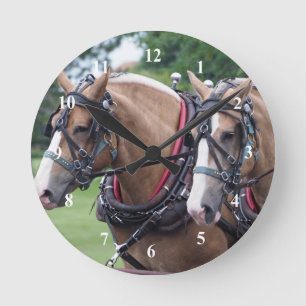 Draught Horse 372 Clock