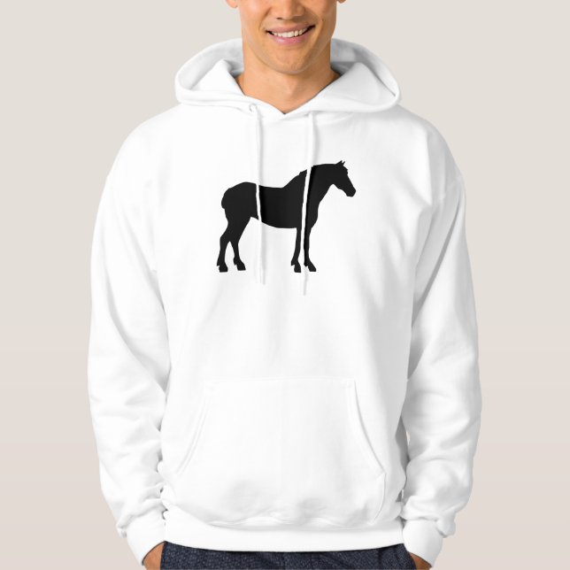Draught Horse (black) Hoodie (Front)