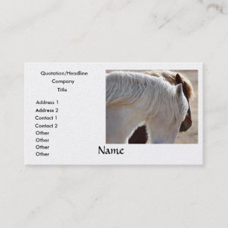 Draught Horse Business Cards