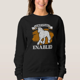 Draught Scotland Horse for Horseback Rider Clydesd Sweatshirt