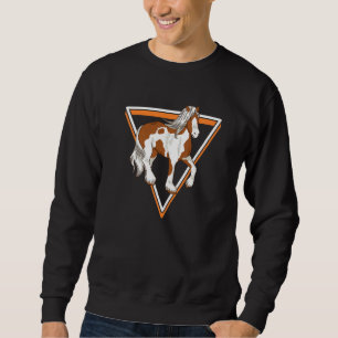 Draught Scotland Horse for Horseback Rider Clydesd Sweatshirt