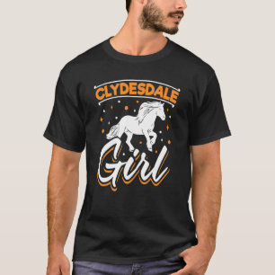 Draught Scotland Horse for Horseback Rider Clydesd T-Shirt