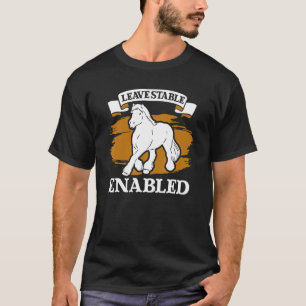 Draught Scotland Horse for Horseback Rider Clydesd T-Shirt