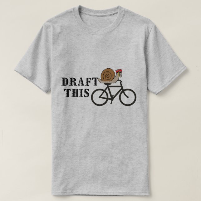 Draught   This Cycling Slug T-Shirt (Design Front)