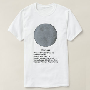 Draugr (PSR B1257+12 b) Technical Data T-Shirt