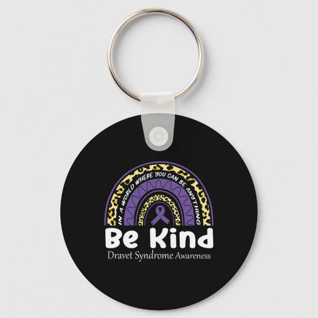 Dravet Syndrome Awareness Day  Key Ring (Front)