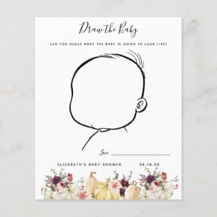 Draw the Baby   Baby Shower Game