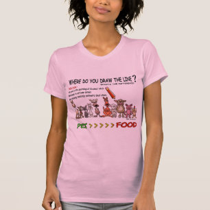 DRAW THE LINE  CARNISM T-Shirt