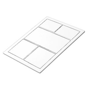 Draw Your Own Comics Comic Book Blank Pages Notepad