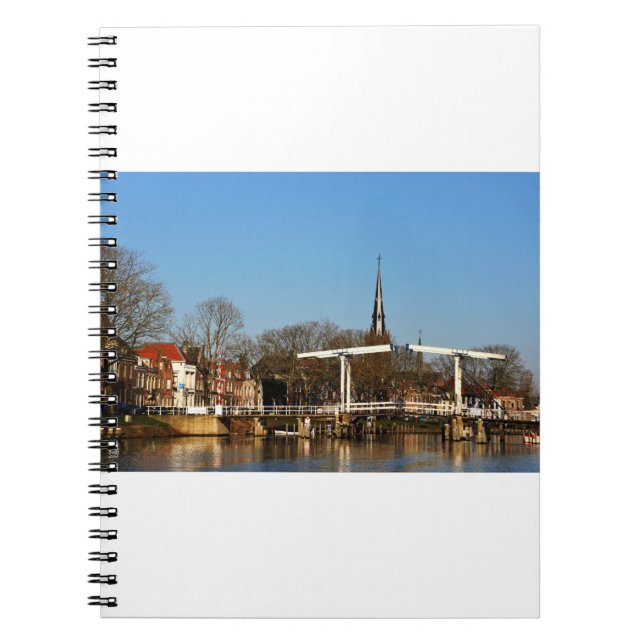 Drawbridge in the Netherlands. Notebook (Front)