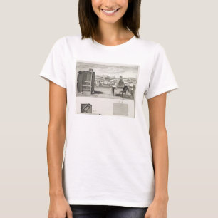 Drawing aids: a basic wooden camera obscura and a T-Shirt
